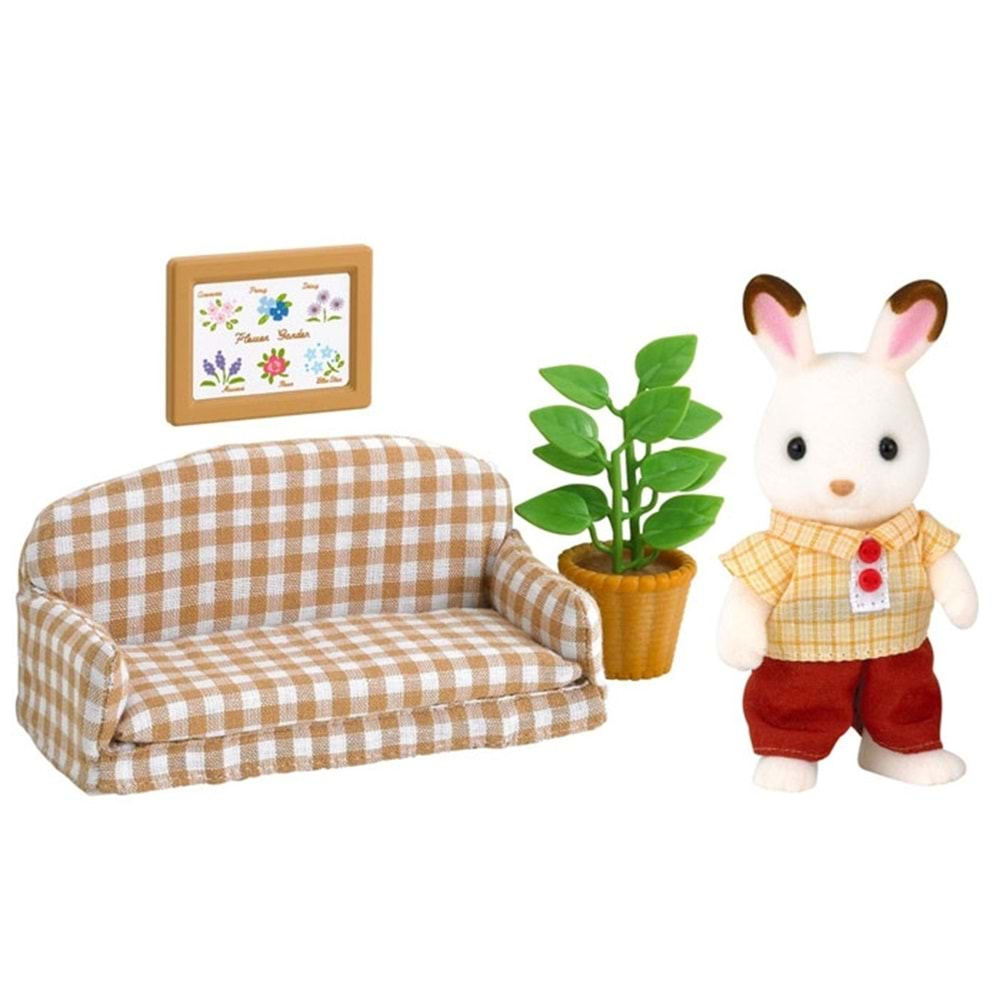 Sylvanian Families Çikolata Kulaklı Tavşan Baba Seti ESF5013