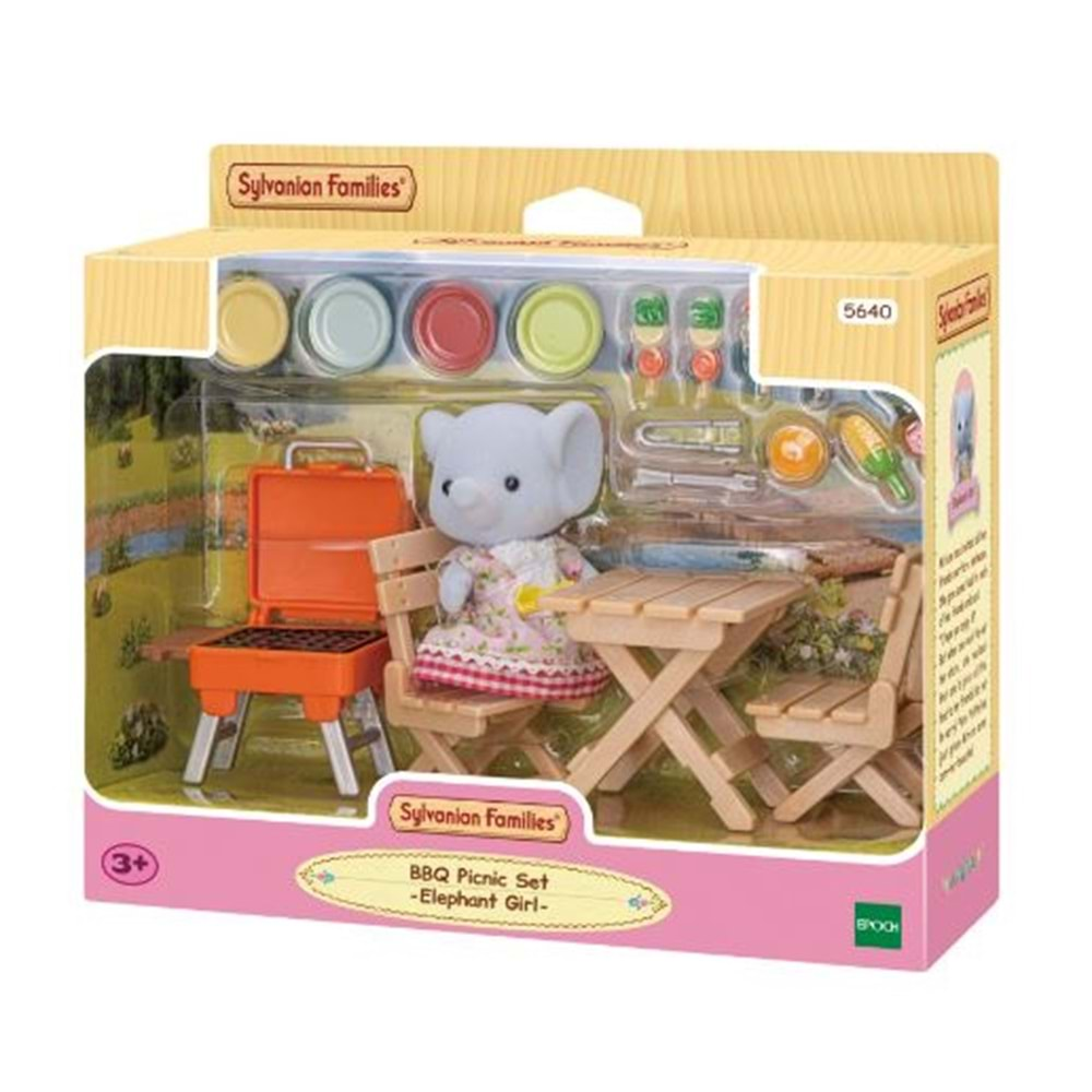 Sylvanian Families Barbekü Piknik Fil Kız ESF5640