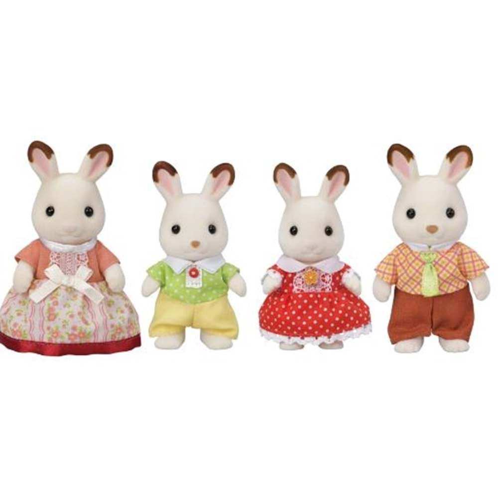 Sylvanian Families Çikolata Kulaklı Tavşan Ailesi ESF5655