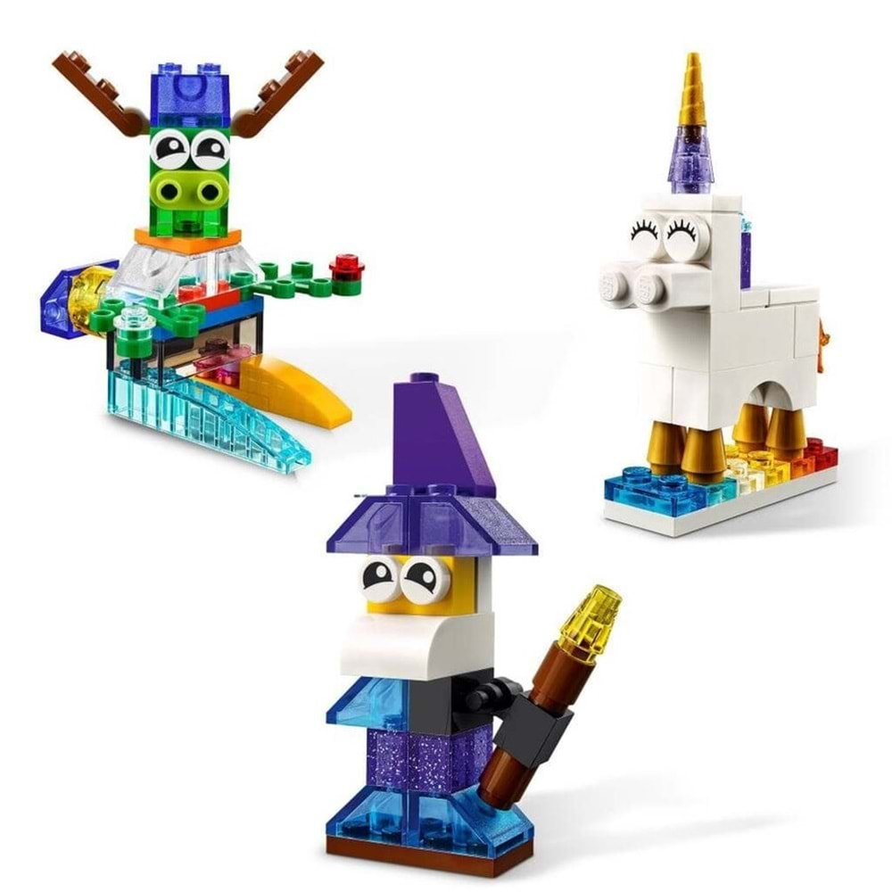 LEGO-11013 Classic Yaratıcı Şeffaf Yapım Parçaları