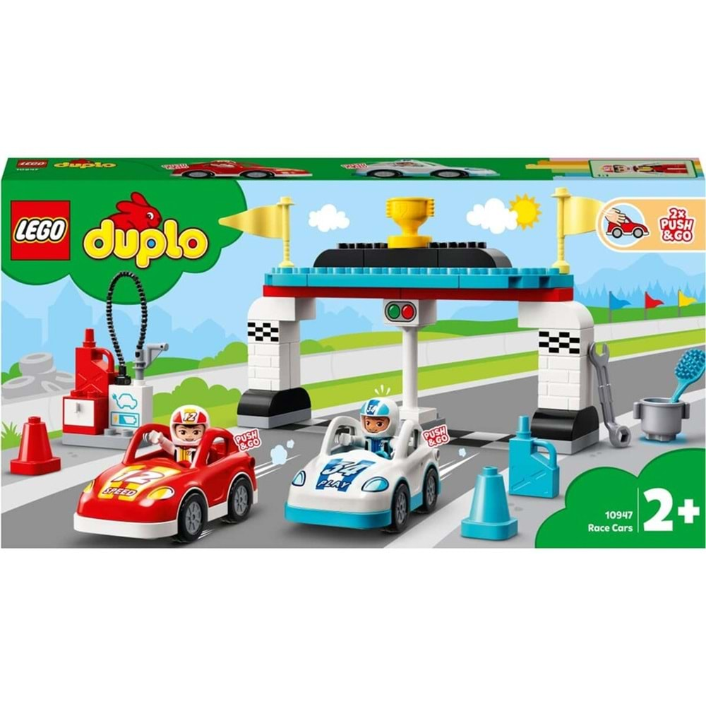 LEGO-10947 DUPLO® Town Yarış Arabaları