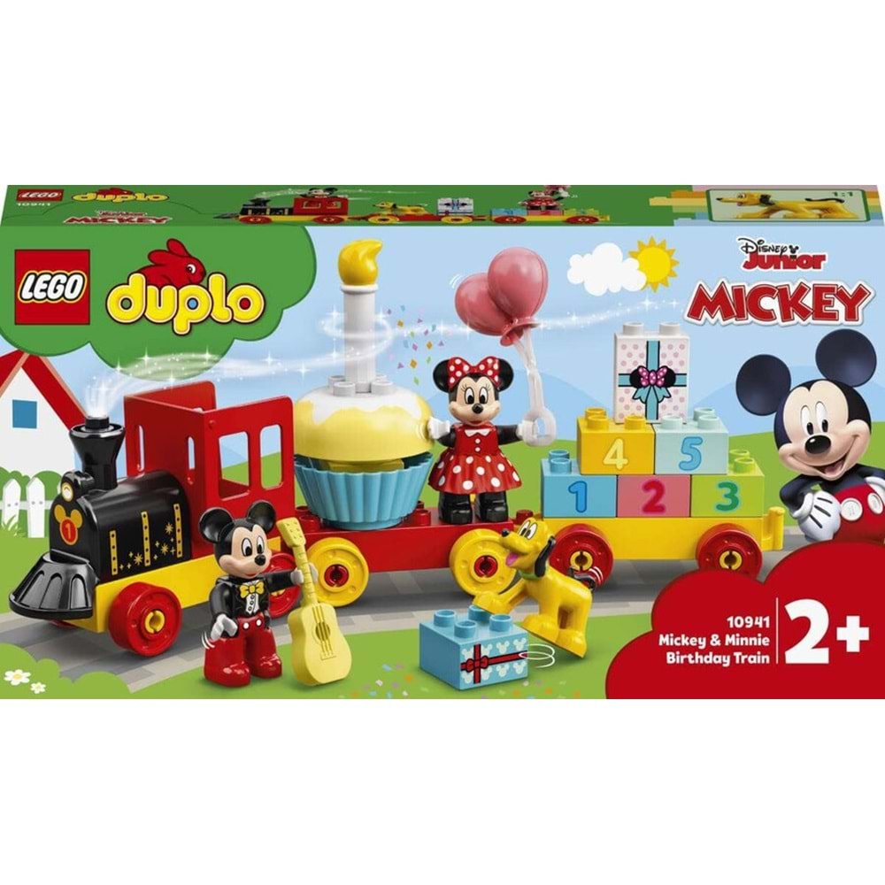 LEGO-10941 DUPLO Disney Mickey and Friends Mickey ve Minnie Doğum Günü Treni