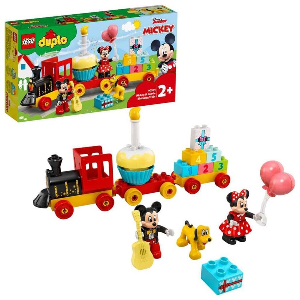 LEGO-10941 DUPLO Disney Mickey and Friends Mickey ve Minnie Doğum Günü Treni