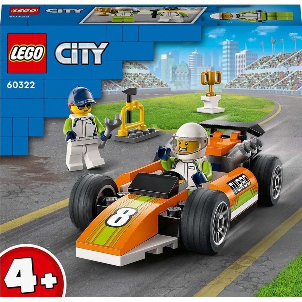 LEGO-60322 City Yarış Arabası