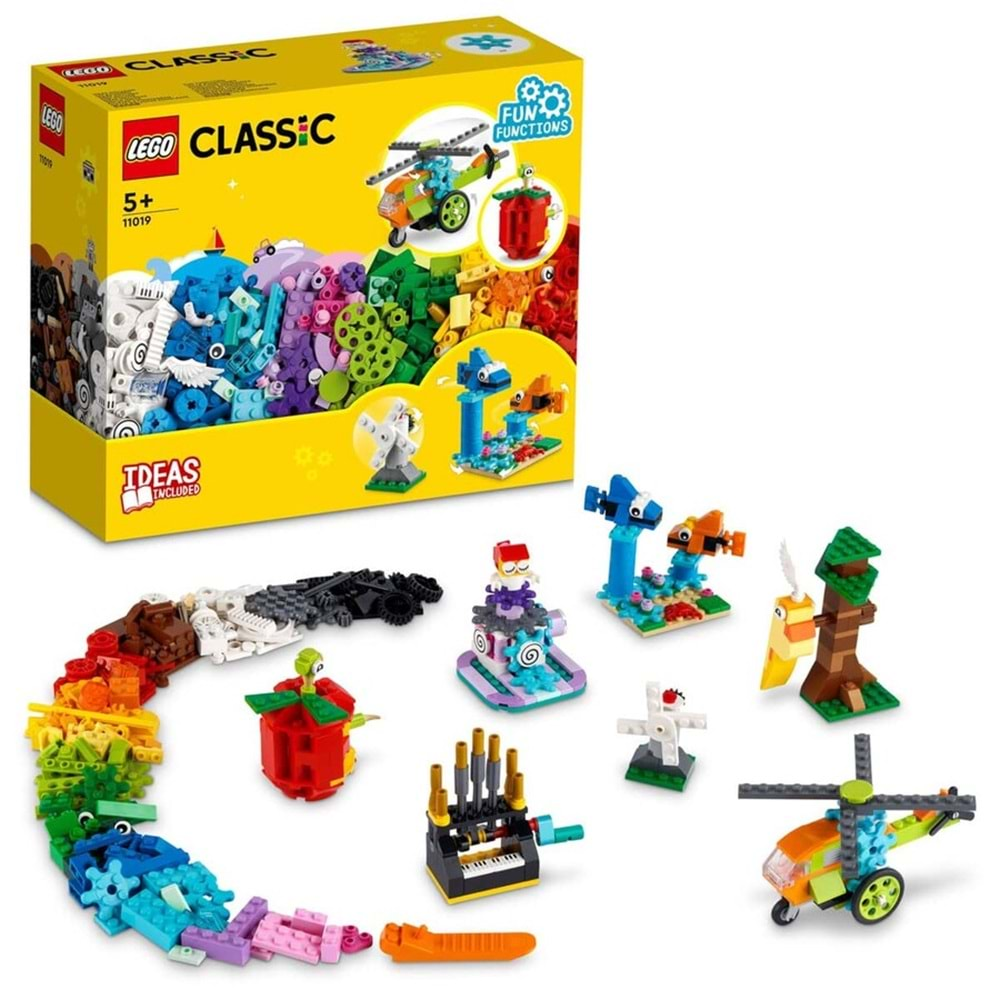 LEGO-11019 Classic Yapım Parçaları ve Fonksiyonlar