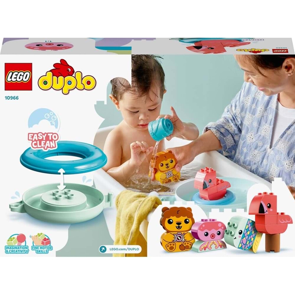 LEGO-10966 DUPLO Banyo Zamanı Eğlencesi: Yüzen Hayvan Adası