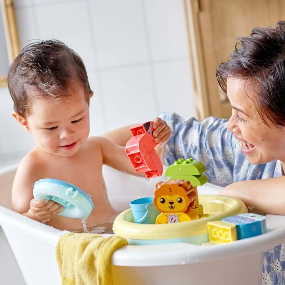 LEGO-10966 DUPLO Banyo Zamanı Eğlencesi: Yüzen Hayvan Adası