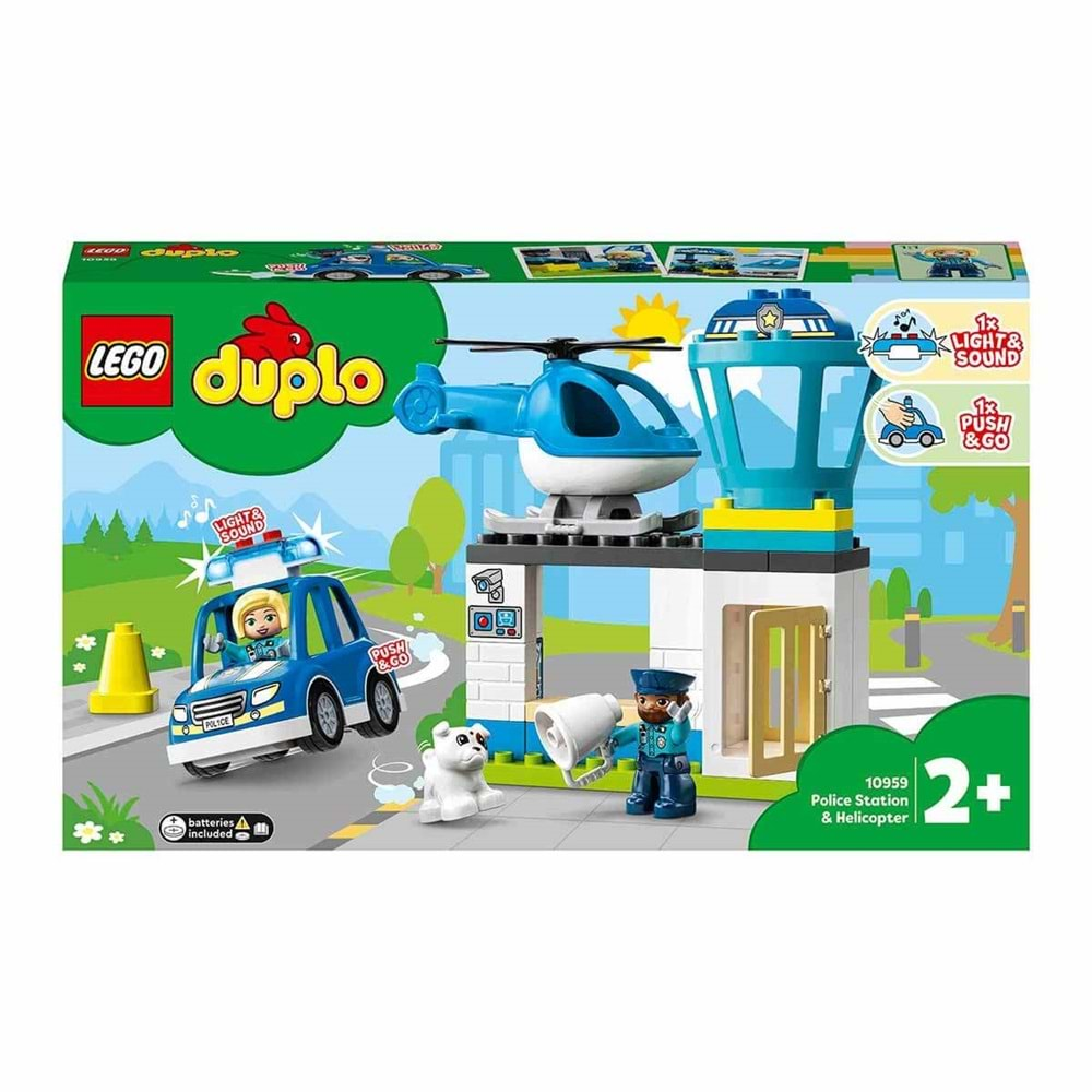 LEGO-10959 Duplo Kurtarma Polis Merkezi ve Helikopter