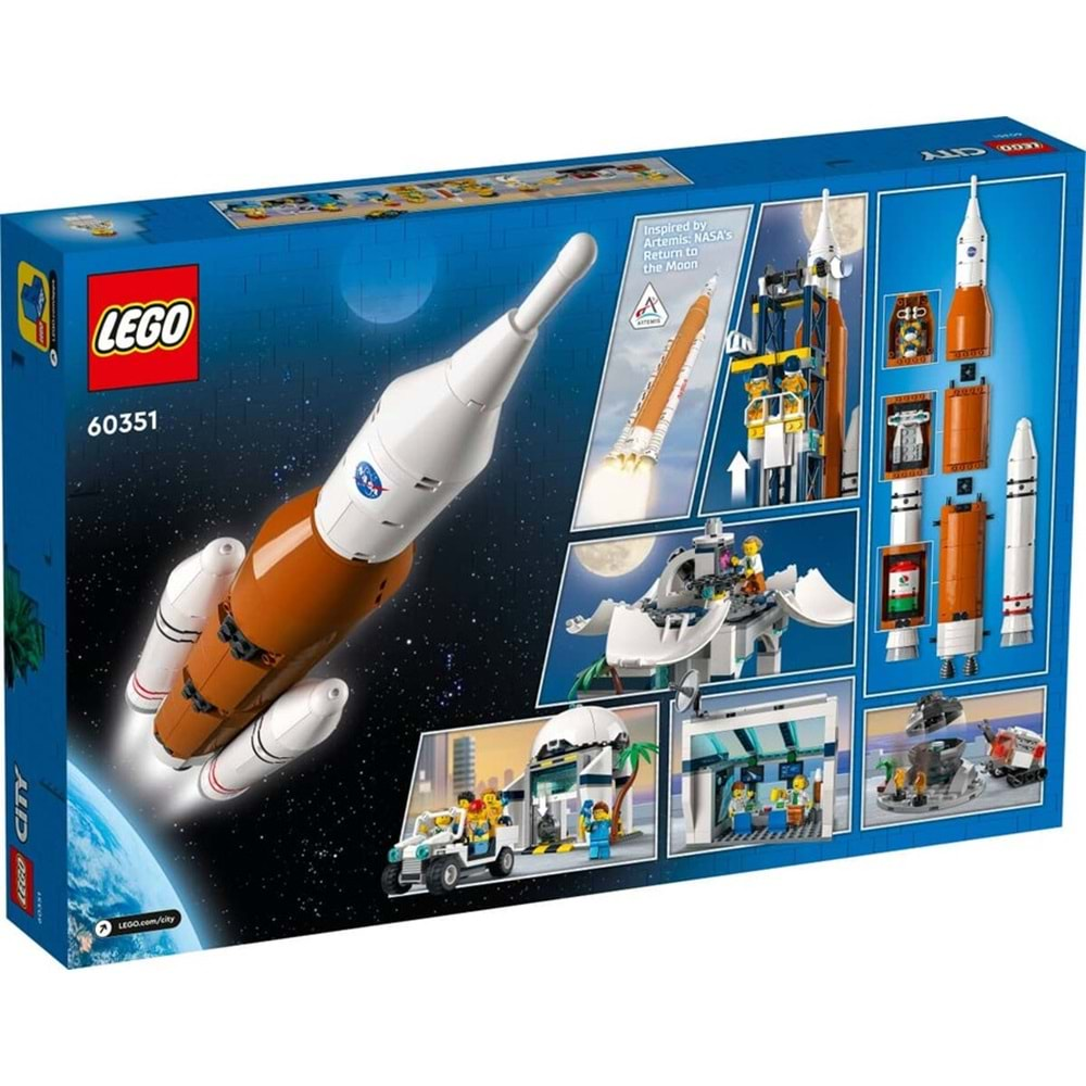 LEGO-60351 City Roket Fırlatma Merkezi