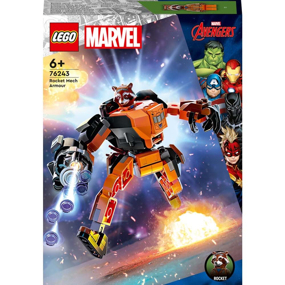 LEGO-76243 Marvel Rocket Robot Zırhı