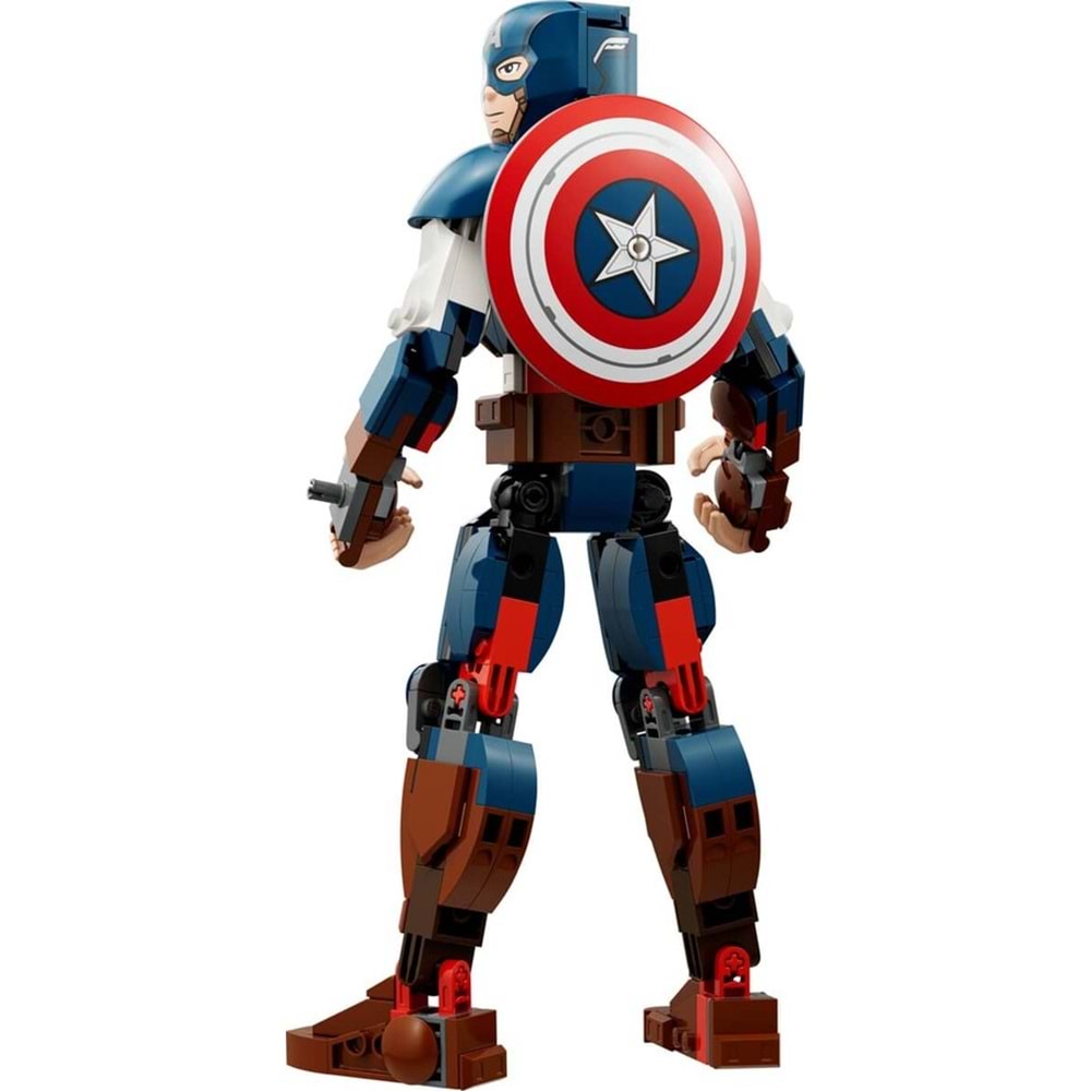 LEGO-76258 Marvel Kaptan Amerika Yapım Figürü