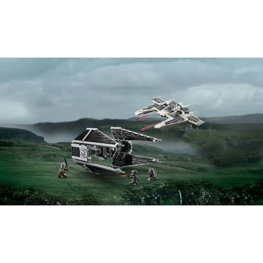 LEGO-75348 Star Wars™ Mandalorian Fang Fighter TIE Interceptor™'a Karşı