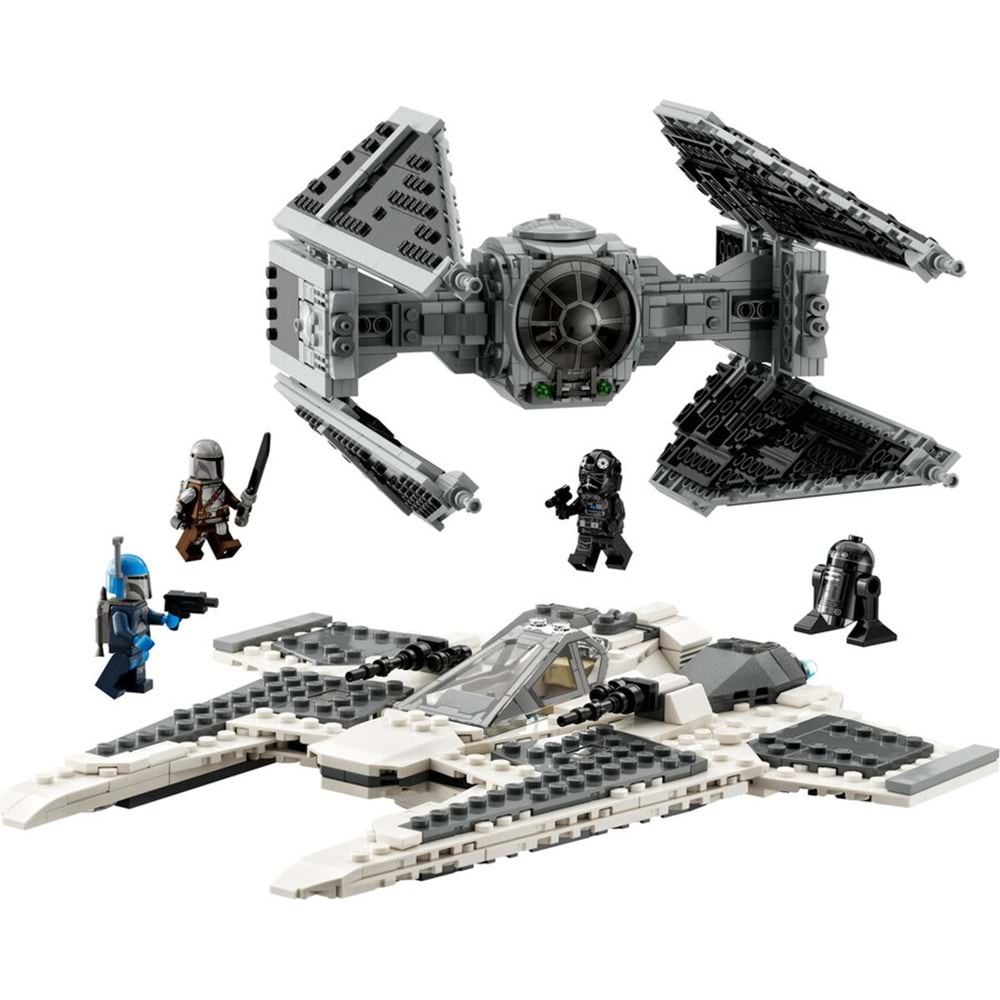 LEGO-75348 Star Wars™ Mandalorian Fang Fighter TIE Interceptor™'a Karşı
