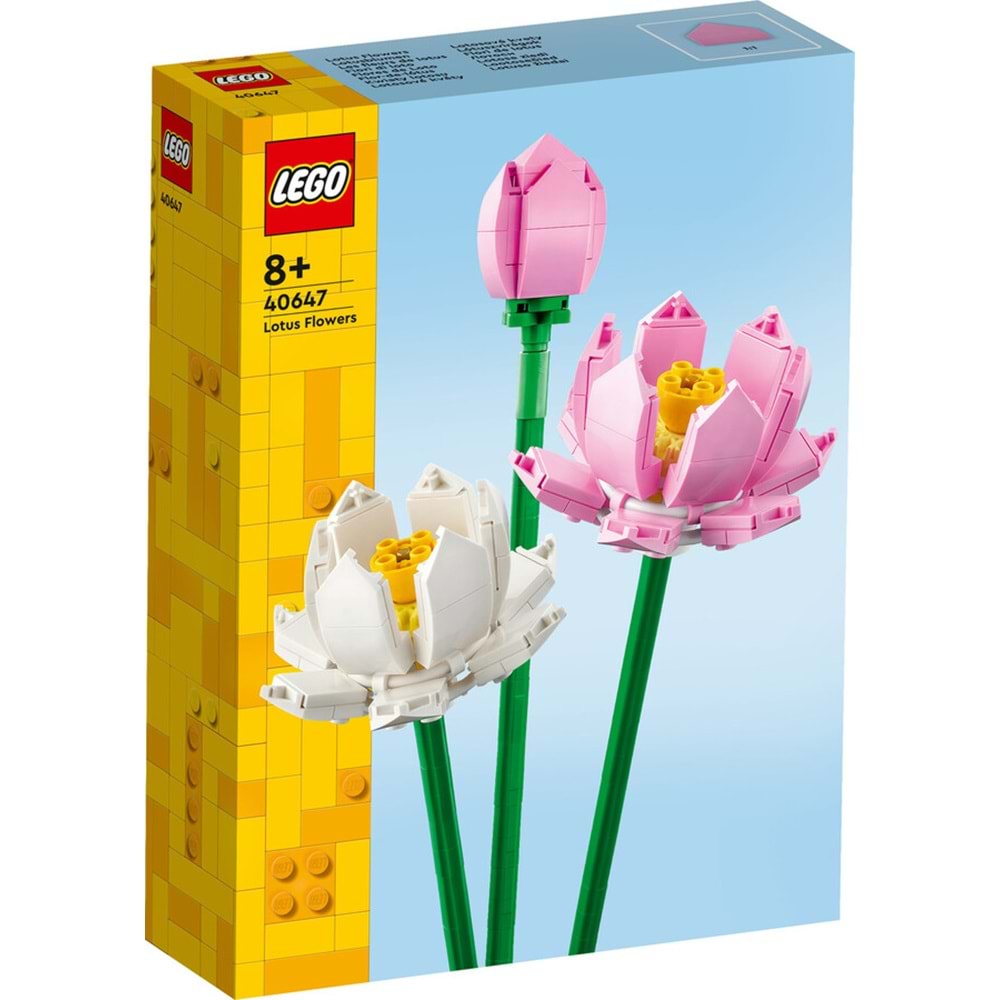 LEGO-40647 Botanicals Lotus Çiçekleri