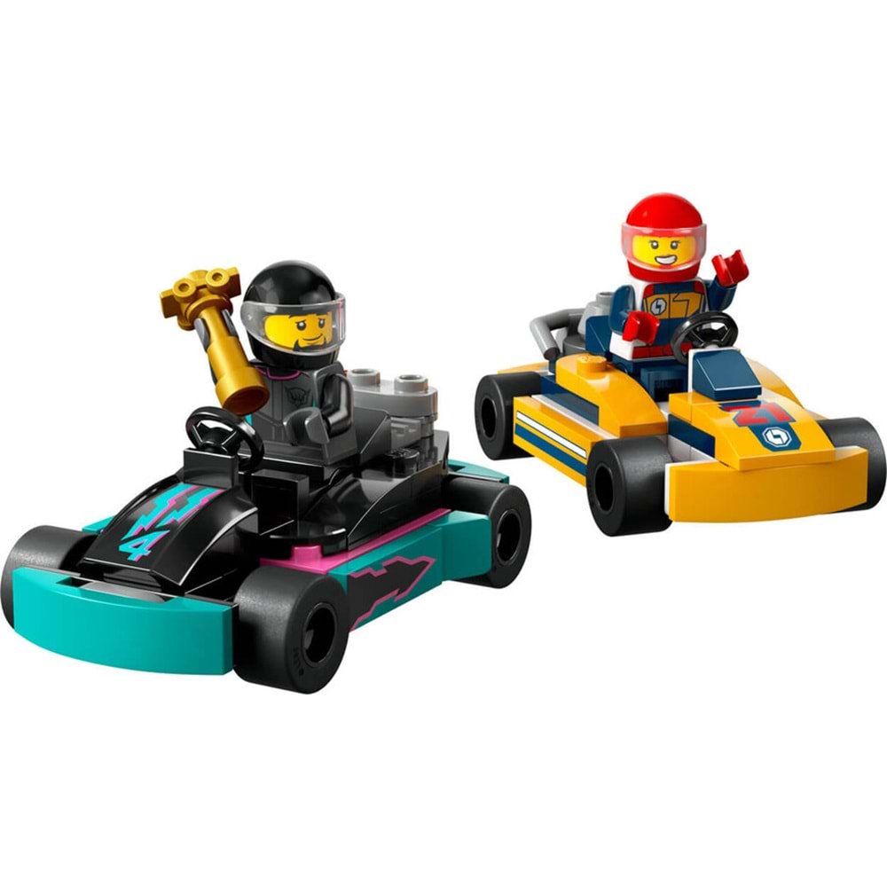 LEGO-60400 City Go-Kartlar ve Yarış Sürücüleri