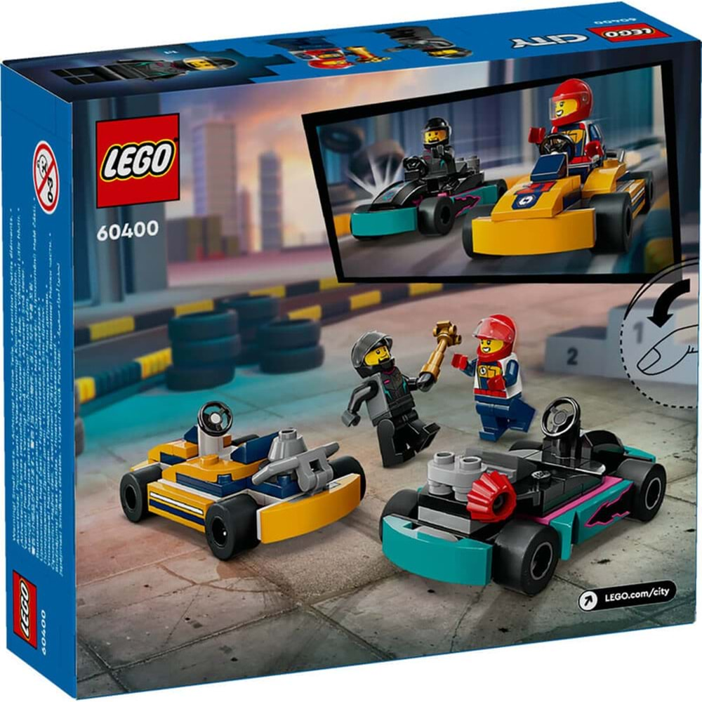 LEGO-60400 City Go-Kartlar ve Yarış Sürücüleri