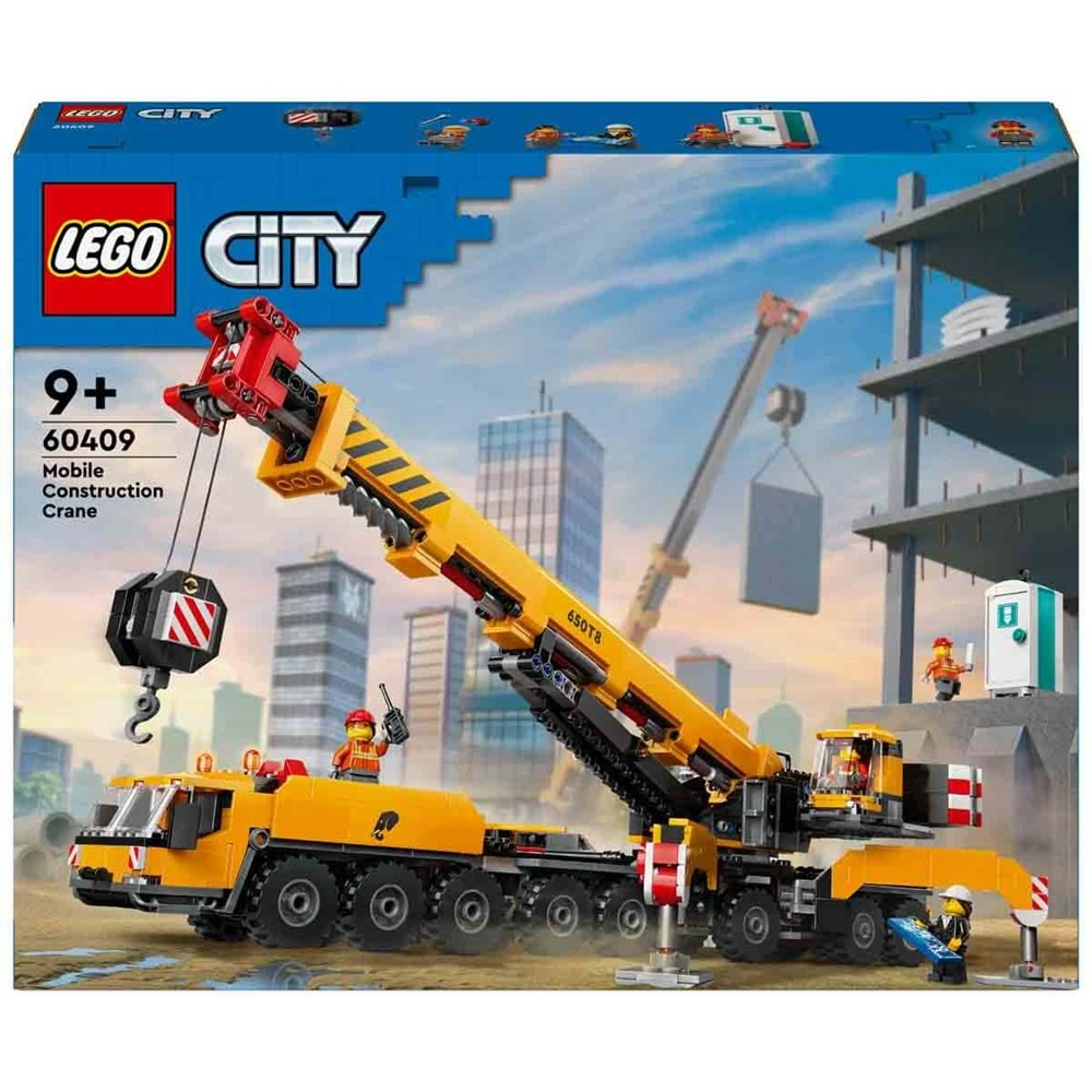 LEGO-60409 City Sarı Mobil İnşaat Vinci