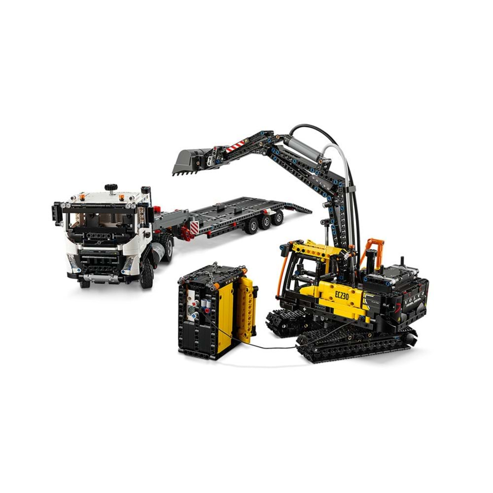 LEGO-42175 Technic Volvo FMX Kamyon ve EC230 Elektrikli Ekskavatör