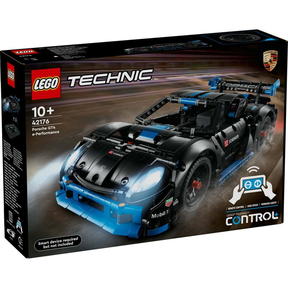 LEGO-42176 Technic Porsche GT4 e-Performance Yarış Arabası