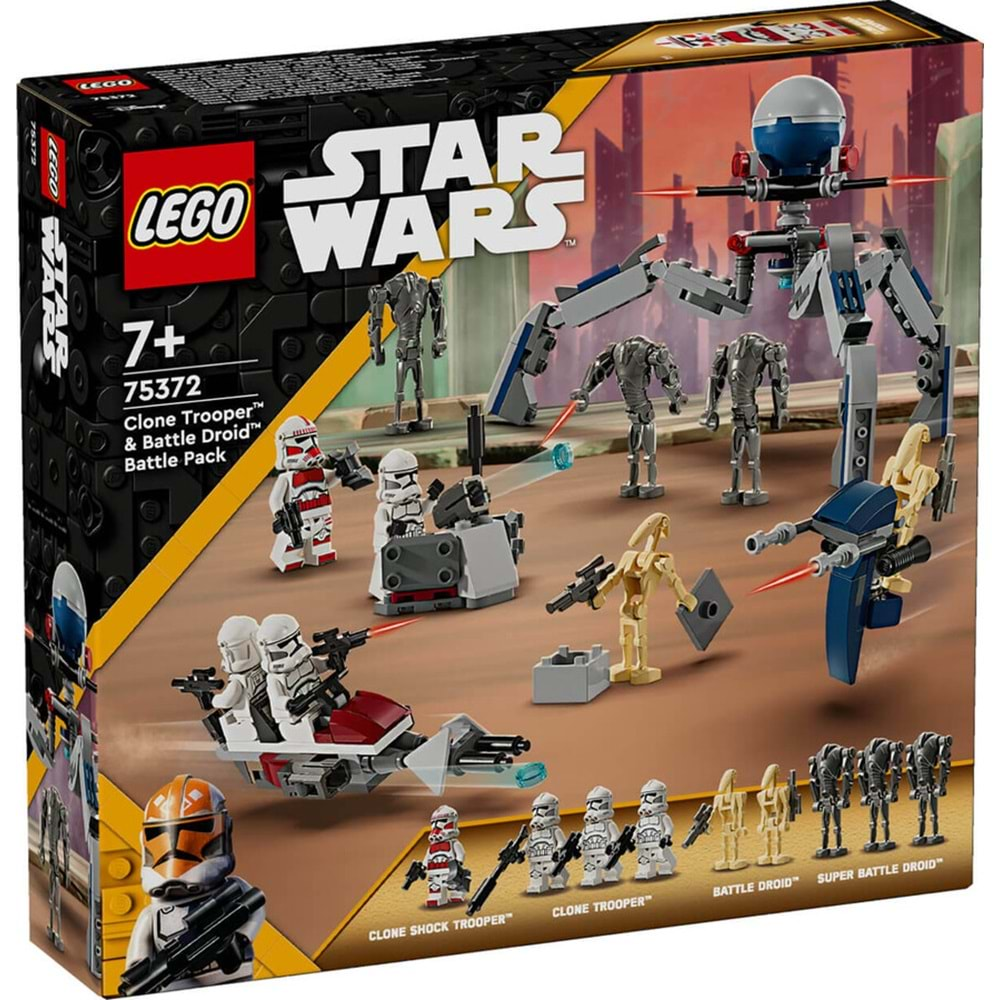 LEGO-75372 Star Wars™ Klon Trooper ve Savaş Droidi Savaş Paketi