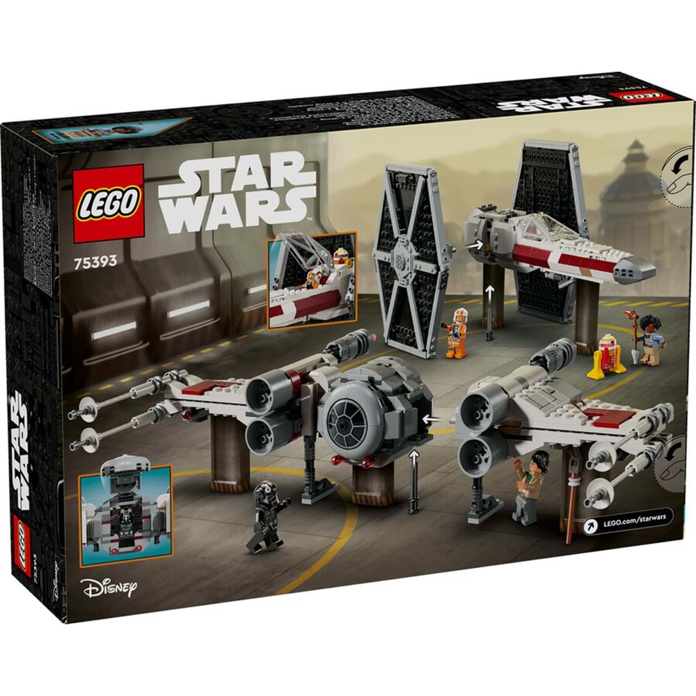 LEGO-75393 Star Wars TIE Fighter ve X-Wing Birleşimi
