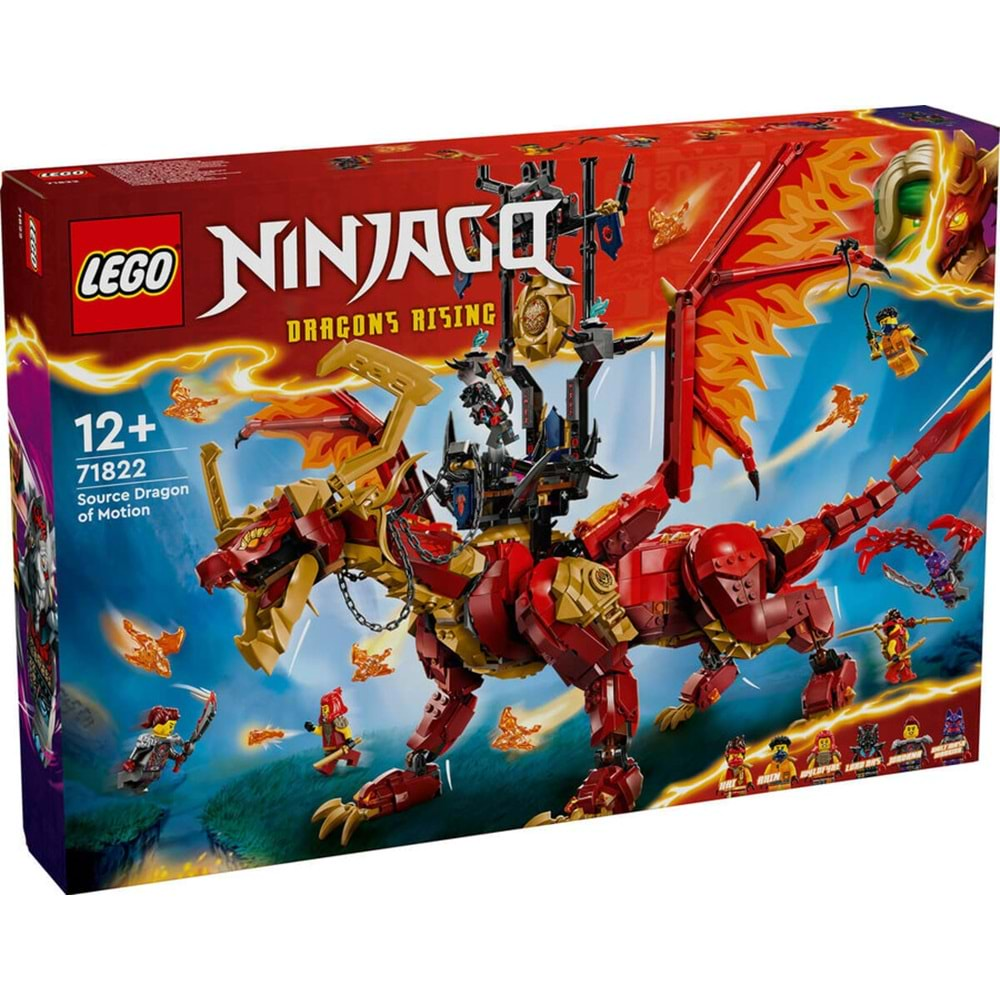 LEGO-71822 NINJAGO Hareket Kaynak Ejderhası