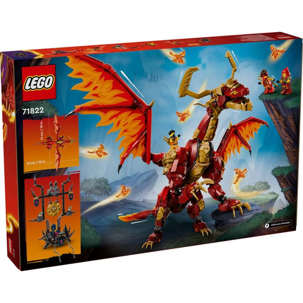 LEGO-71822 NINJAGO Hareket Kaynak Ejderhası