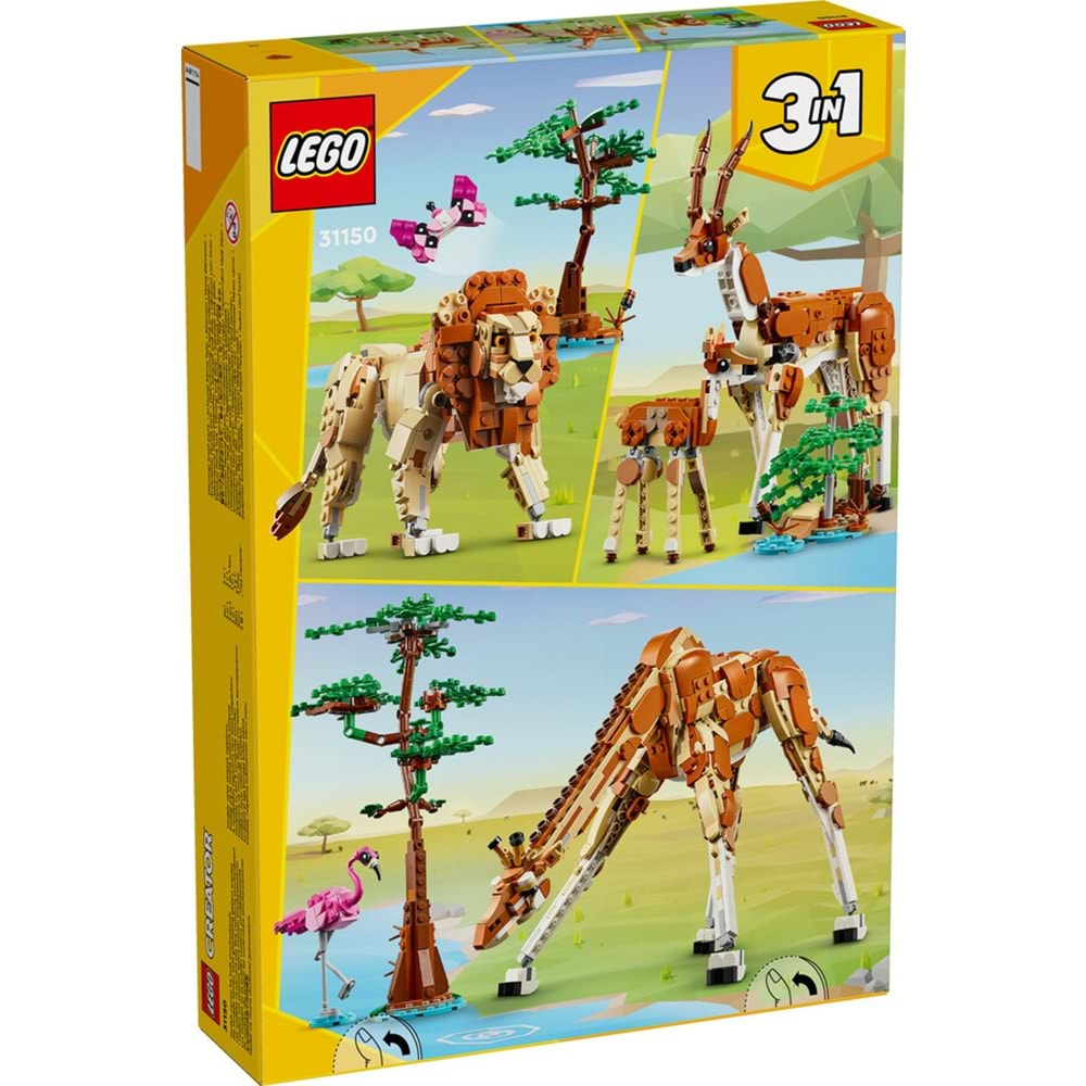 LEGO-31150 Creator Vahşi Safari Hayvanları