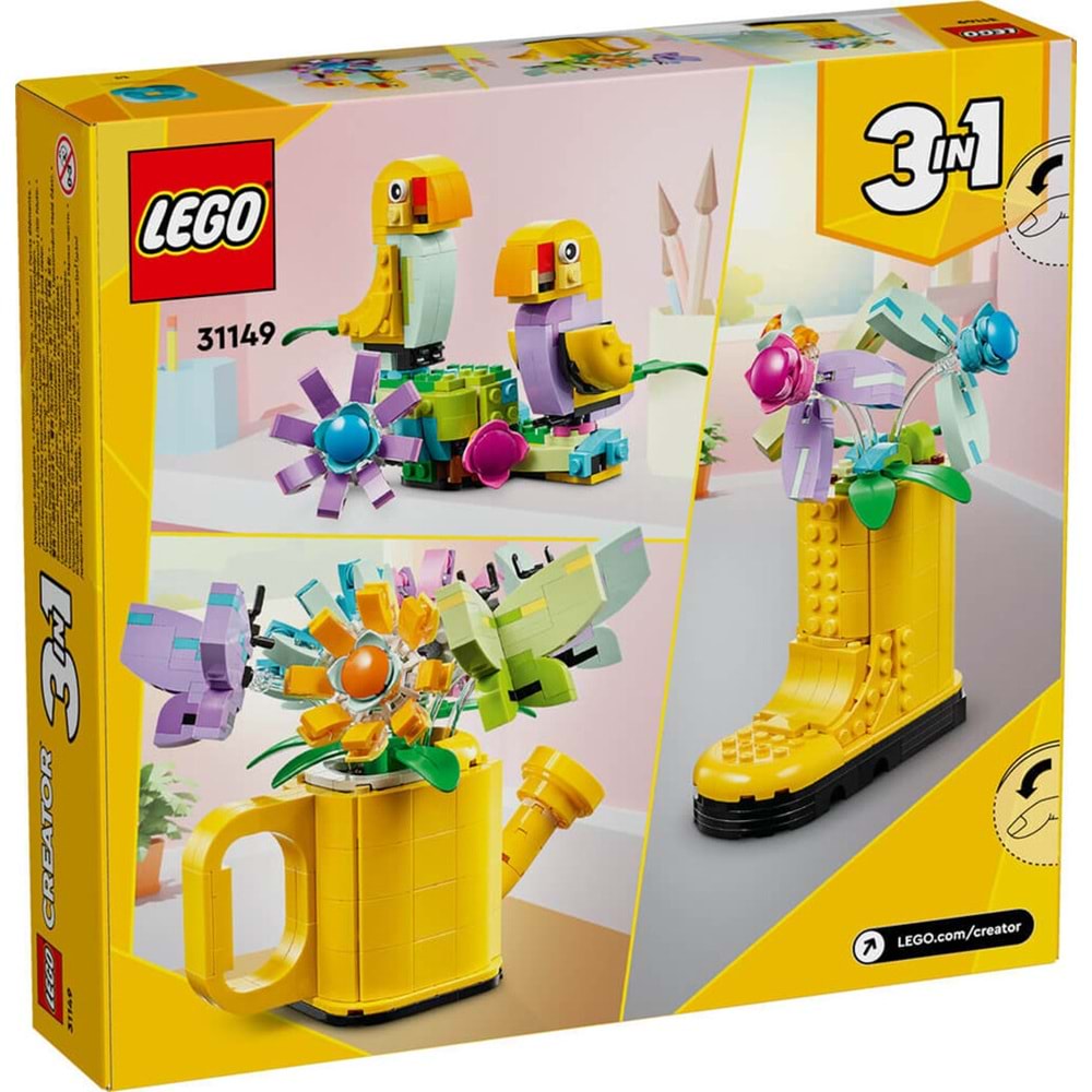 LEGO-31149 Creator Sulama Kabında Çiçekler