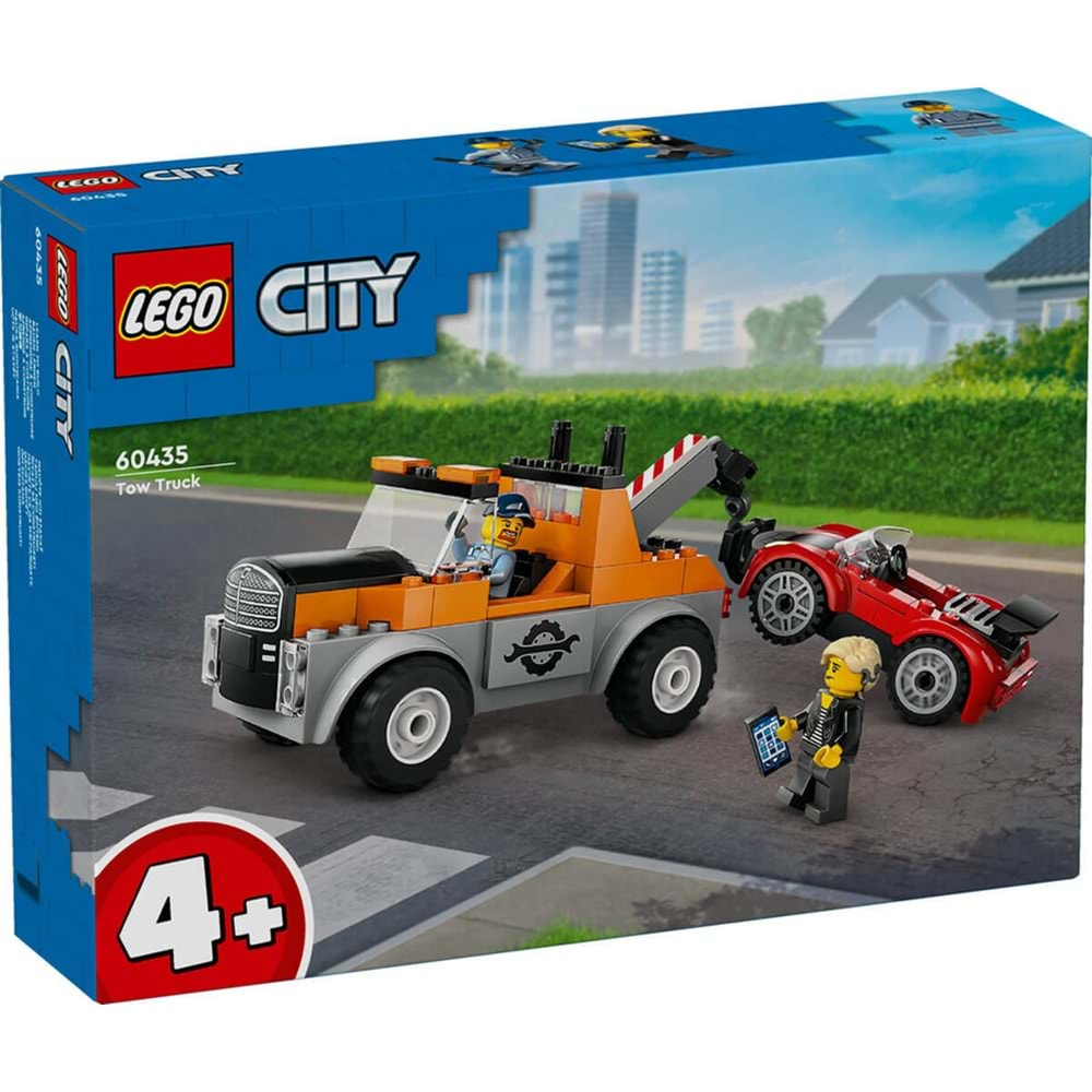 LEGO-60435 City Çekici Kamyon ve Spor Araba Tamiri