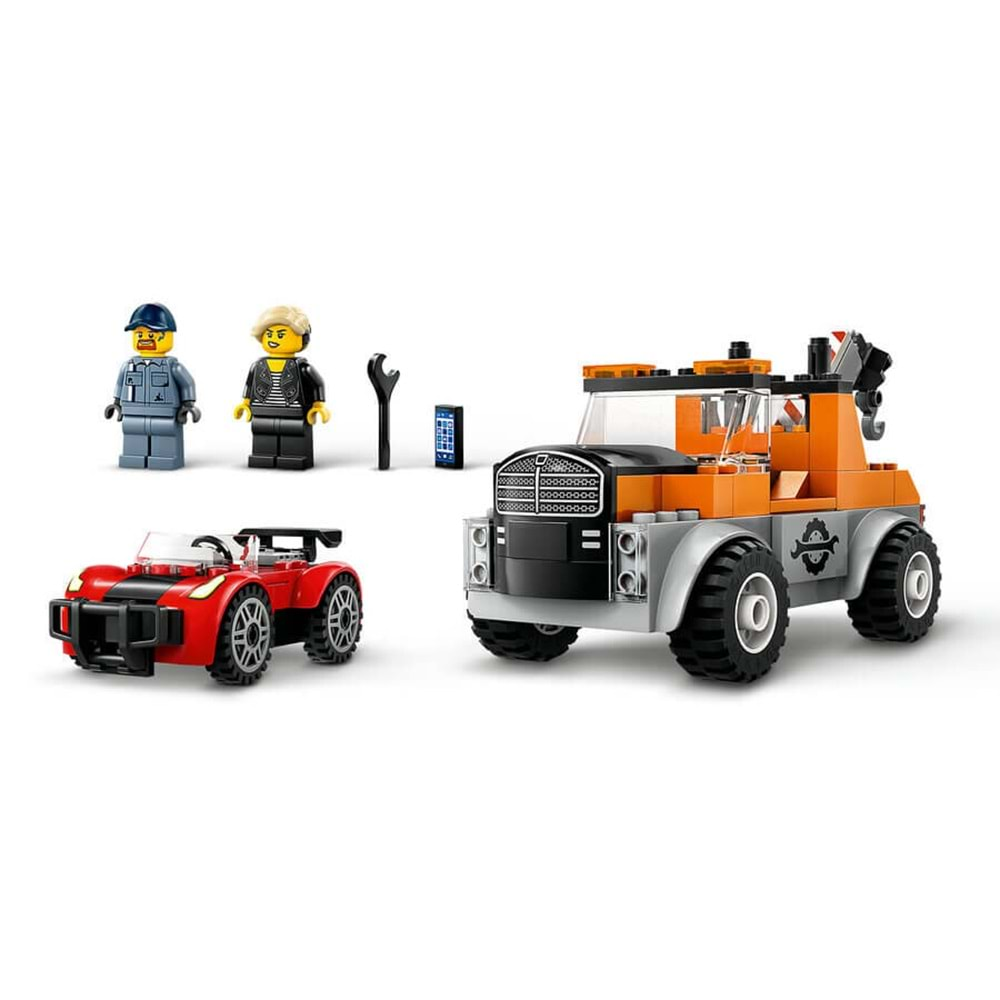 LEGO-60435 City Çekici Kamyon ve Spor Araba Tamiri