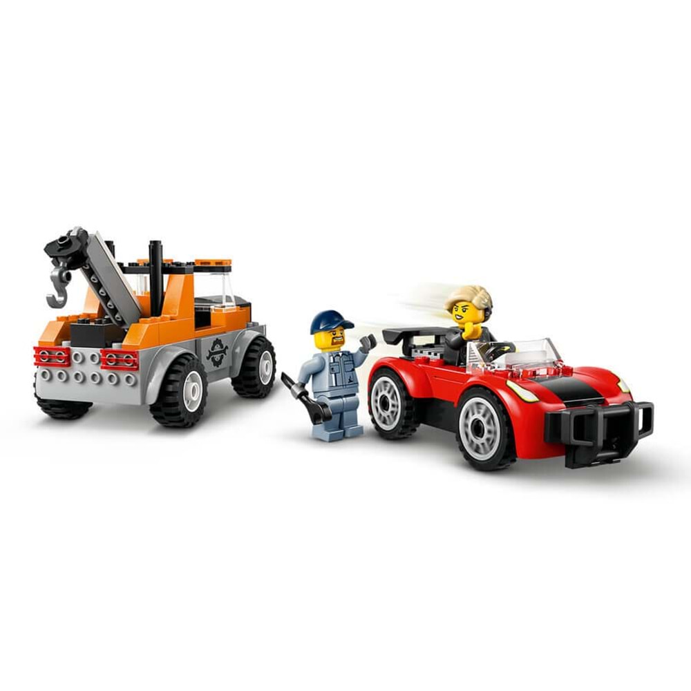 LEGO-60435 City Çekici Kamyon ve Spor Araba Tamiri