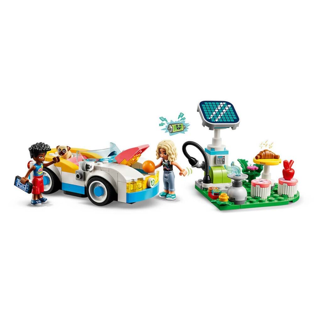LEGO-42609 Friends Elektrikli Araba ve Şarj İstasyonu