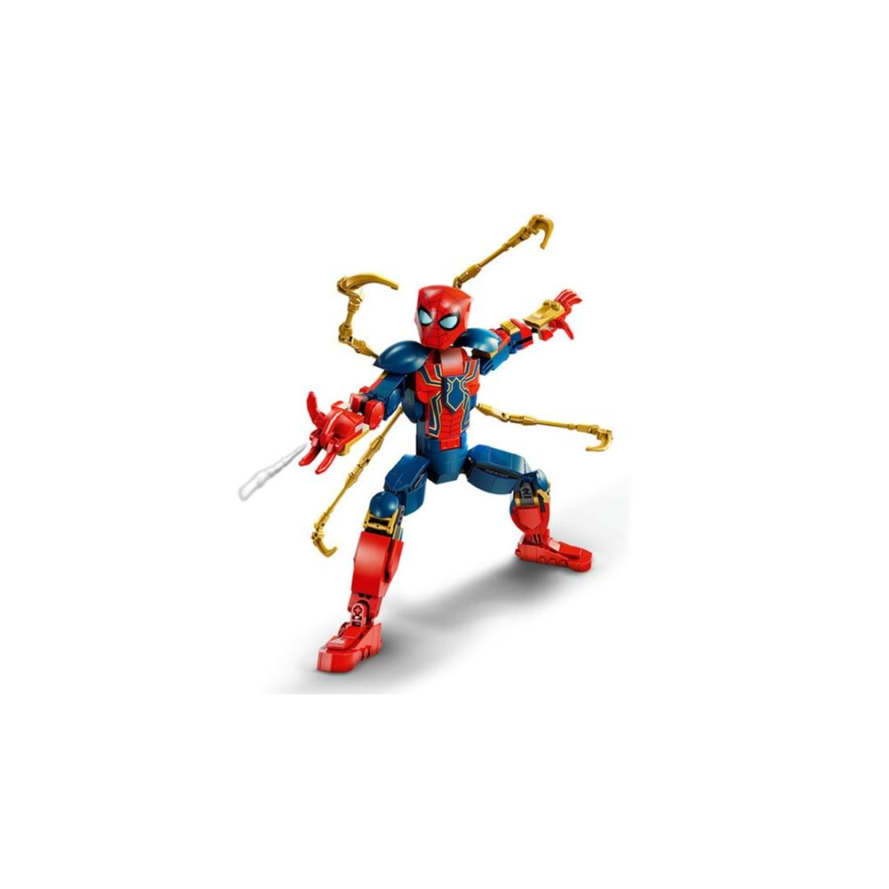 LEGO-76298 Marvel Iron Örümcek Adam Yapım Figürü