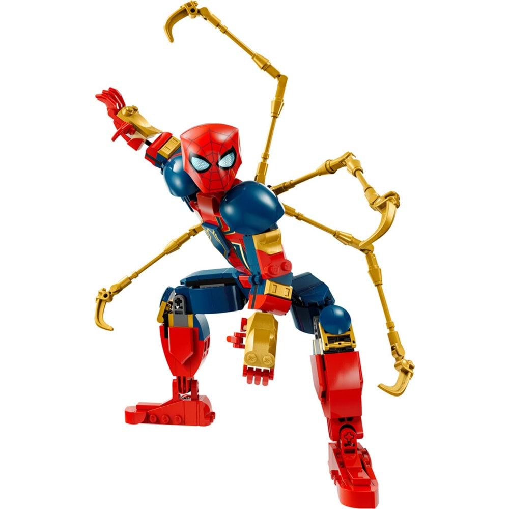 LEGO-76298 Marvel Iron Örümcek Adam Yapım Figürü