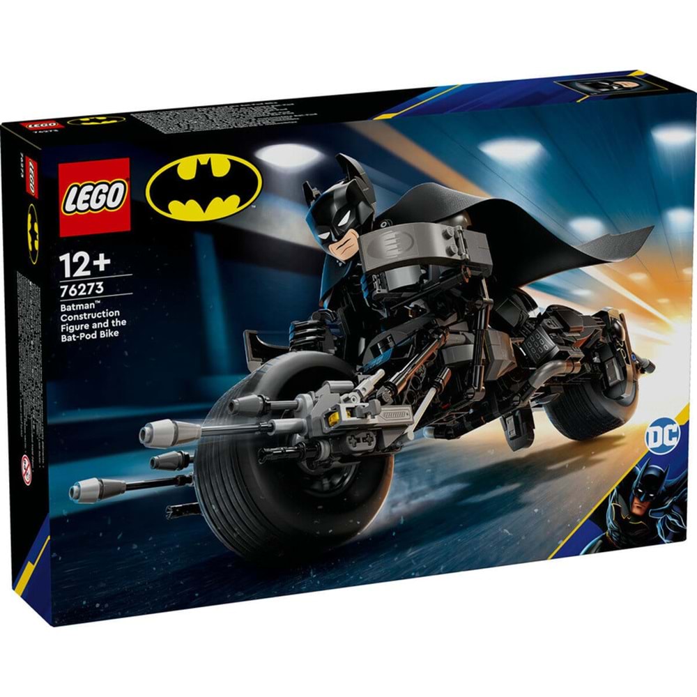 LEGO-76273 DC Batman™ Yapım Figürü ve Bat-Pod Motosiklet