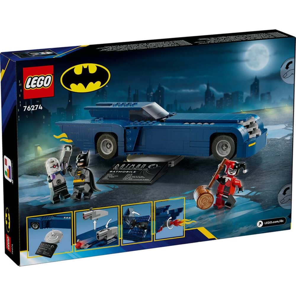 LEGO-76274 DC Batmobile™ ile Batman™, Harley Quinn™ ve Mr. Freeze™’e Karşı