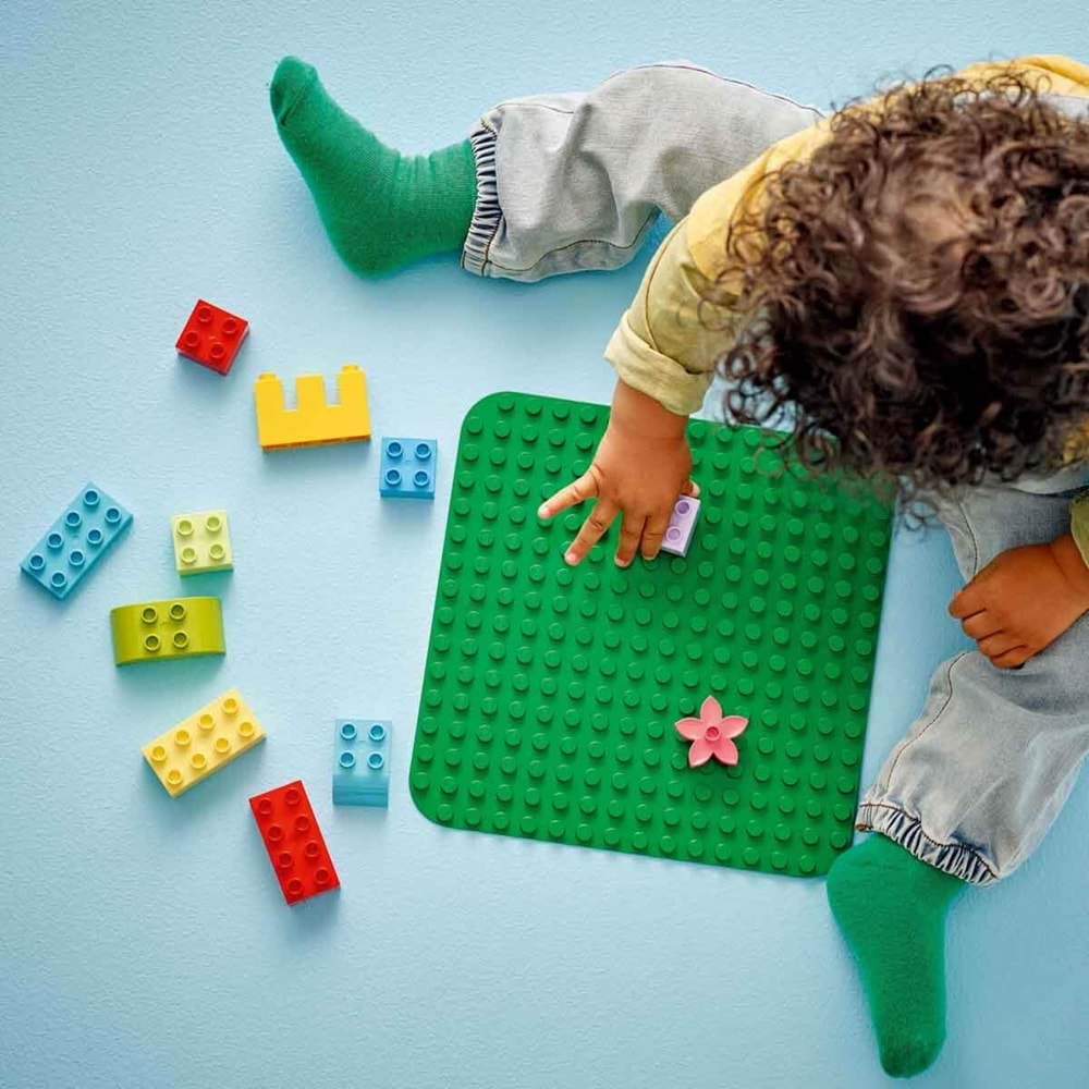 LEGO-10460 DUPLO Yeşil Yapım Plakası