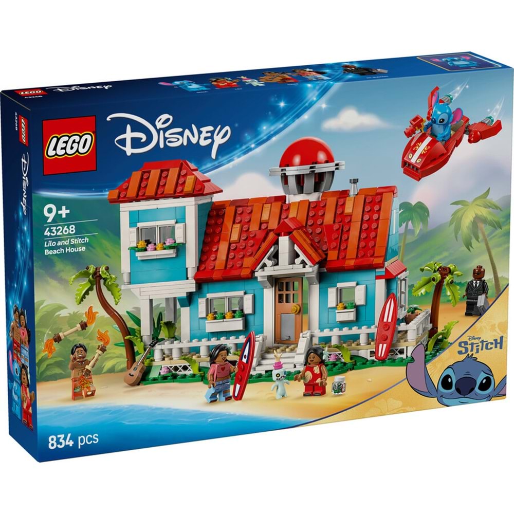 LEGO-43268 Disney Lilo ve Stiç Plaj Evi