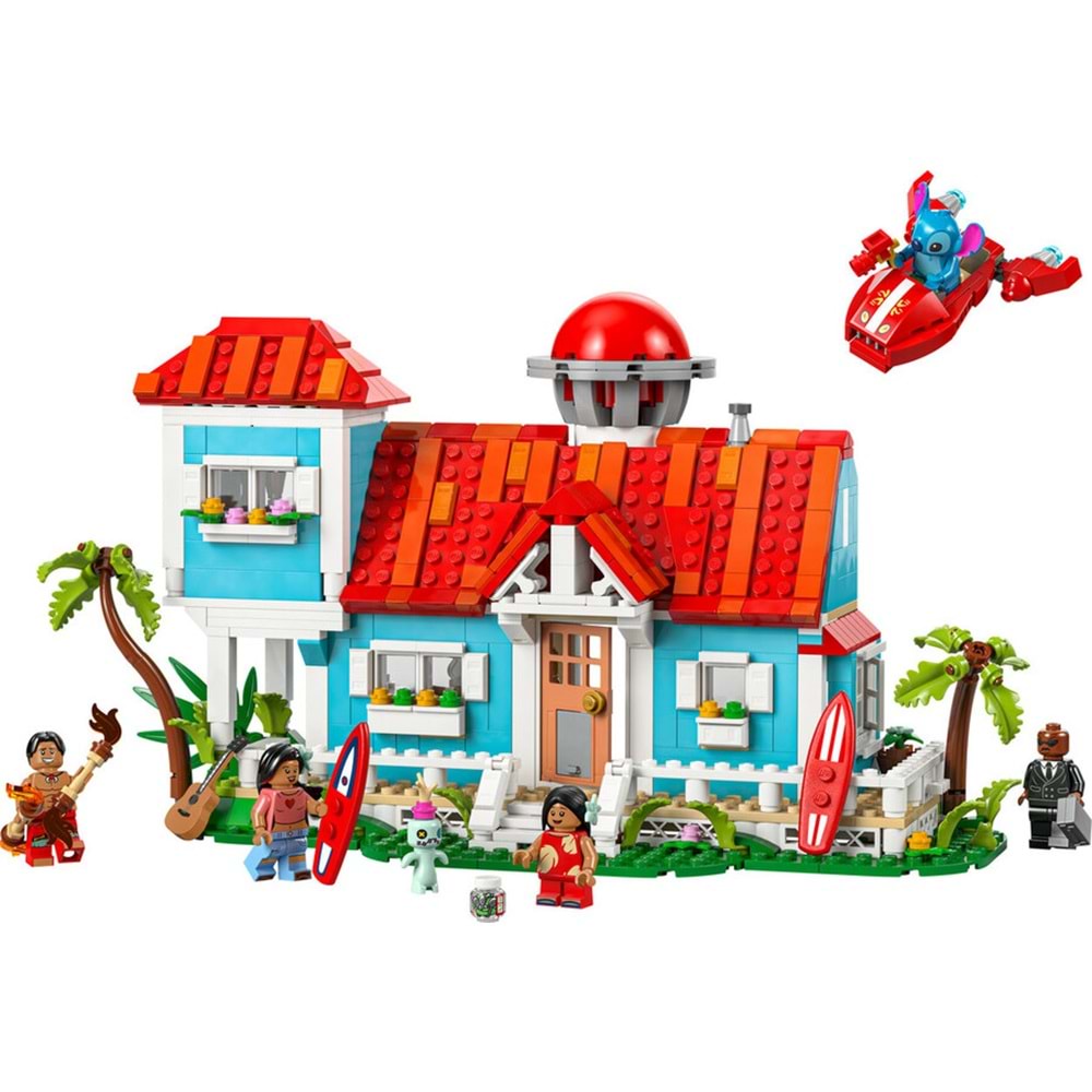 LEGO-43268 Disney Lilo ve Stiç Plaj Evi
