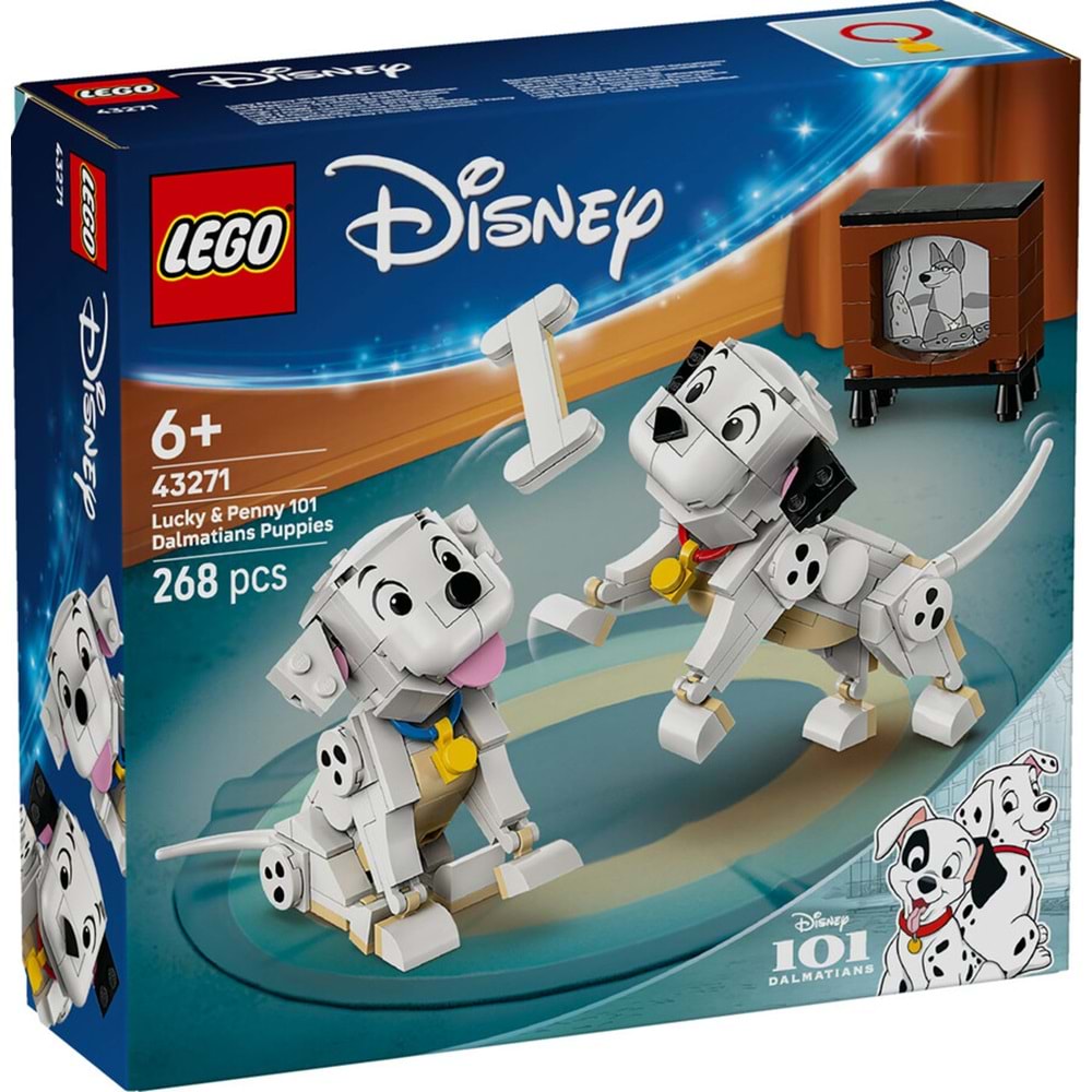 LEGO-43271 Disney Lucky ve Penny 101 Dalmaçyalı Köpek Yavruları