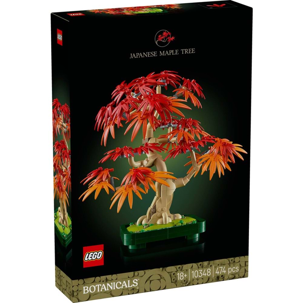 LEGO-10348 Botanicals Japon Kırmızı Akçaağaç Bonsai Ağacı