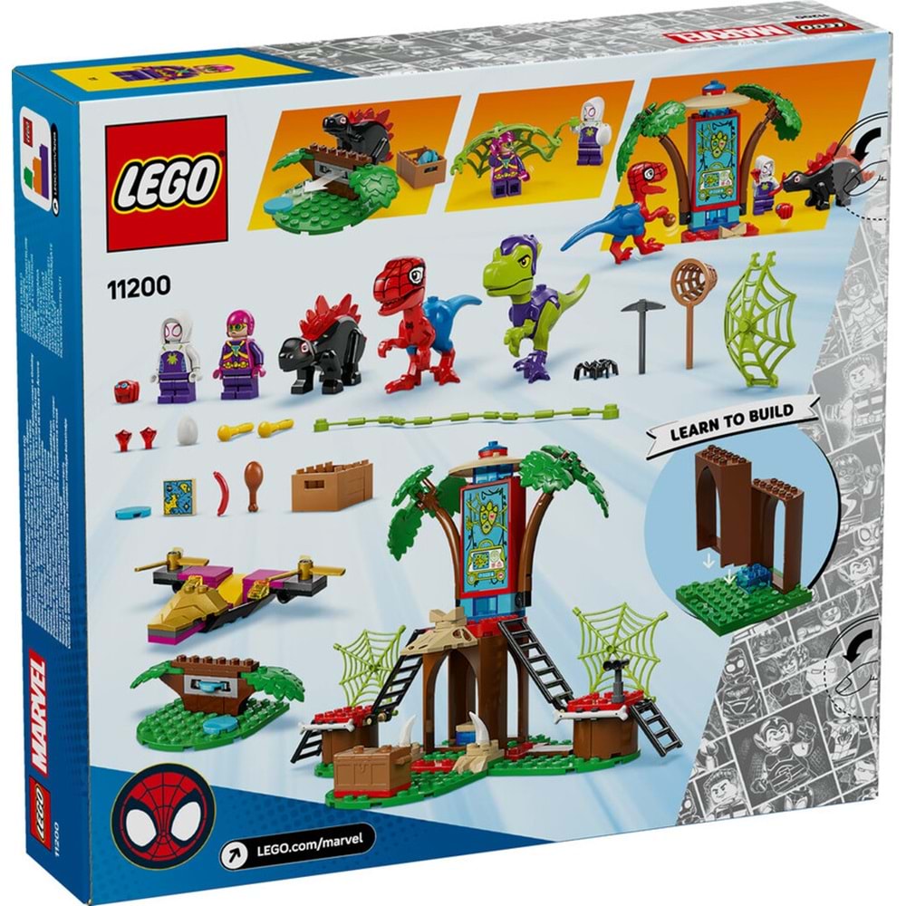 LEGO-11200 Spidey Ağaç Ev Karargahında Spidey ve Gobby'nin Raptor Savaşı