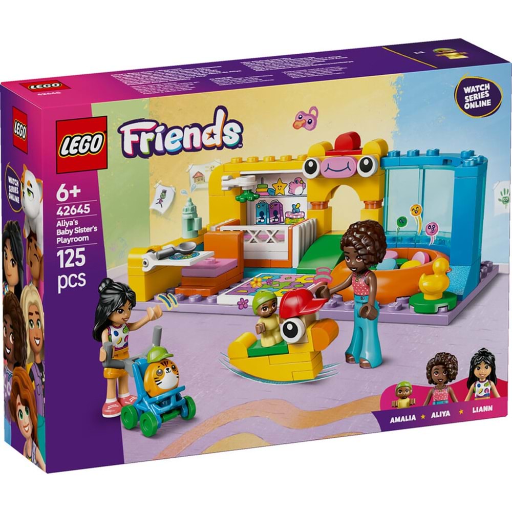 LEGO-42645 Friends Aliya'nın Kız Kardeşinin Oyun Odası