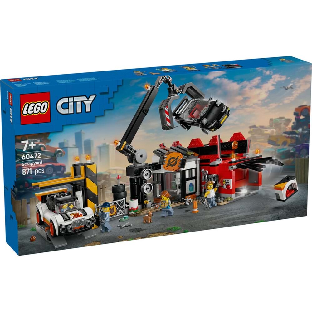 LEGO-60472 Hurdalık ve Arabalar