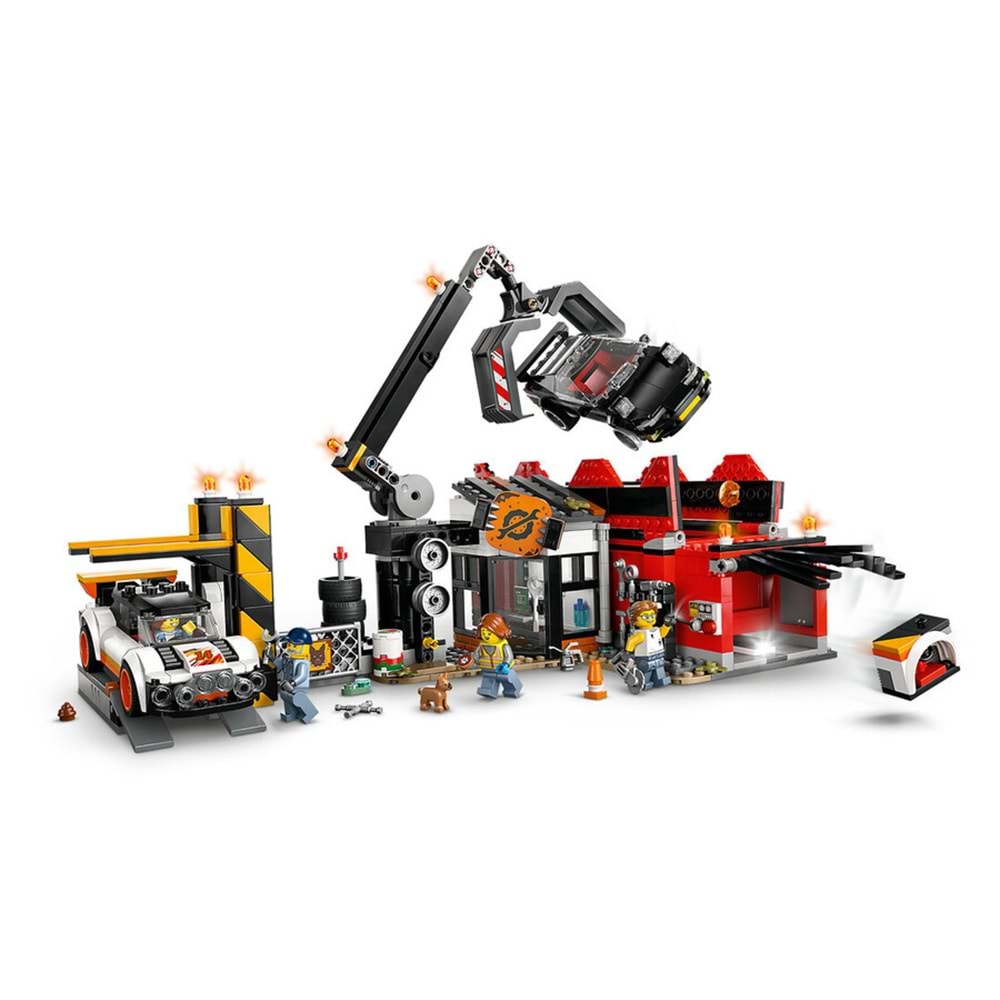LEGO-60472 Hurdalık ve Arabalar