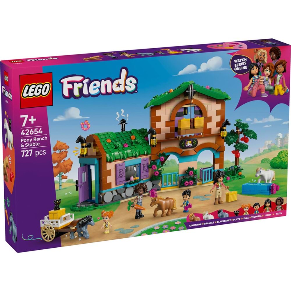 LEGO-42654 Friends Midilli Çiftliği ve Ahır