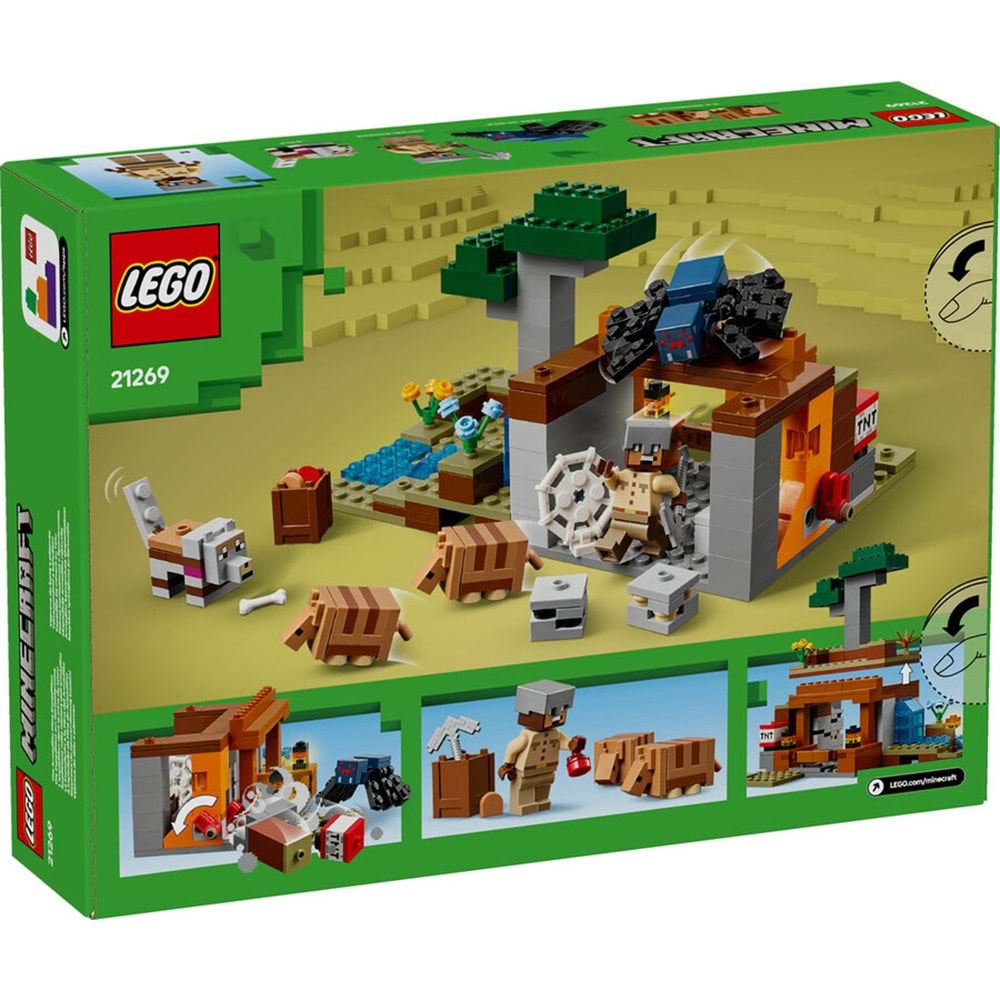 LEGO-21269 Minecraft Armadillo Maden Keşfi
