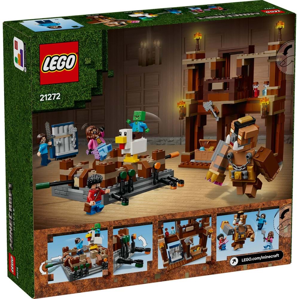 LEGO-21272 Minecraft Orman Malikanesi Dövüş Ringi