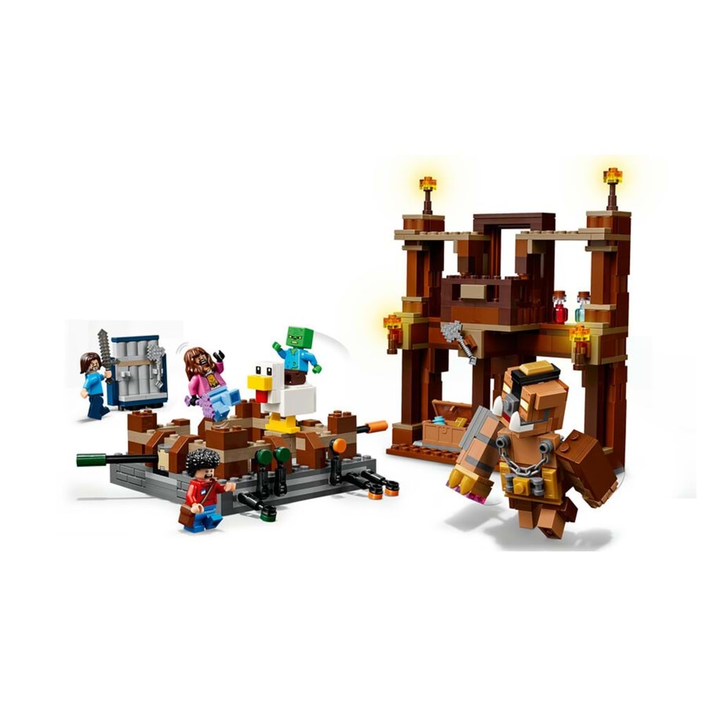 LEGO-21272 Minecraft Orman Malikanesi Dövüş Ringi